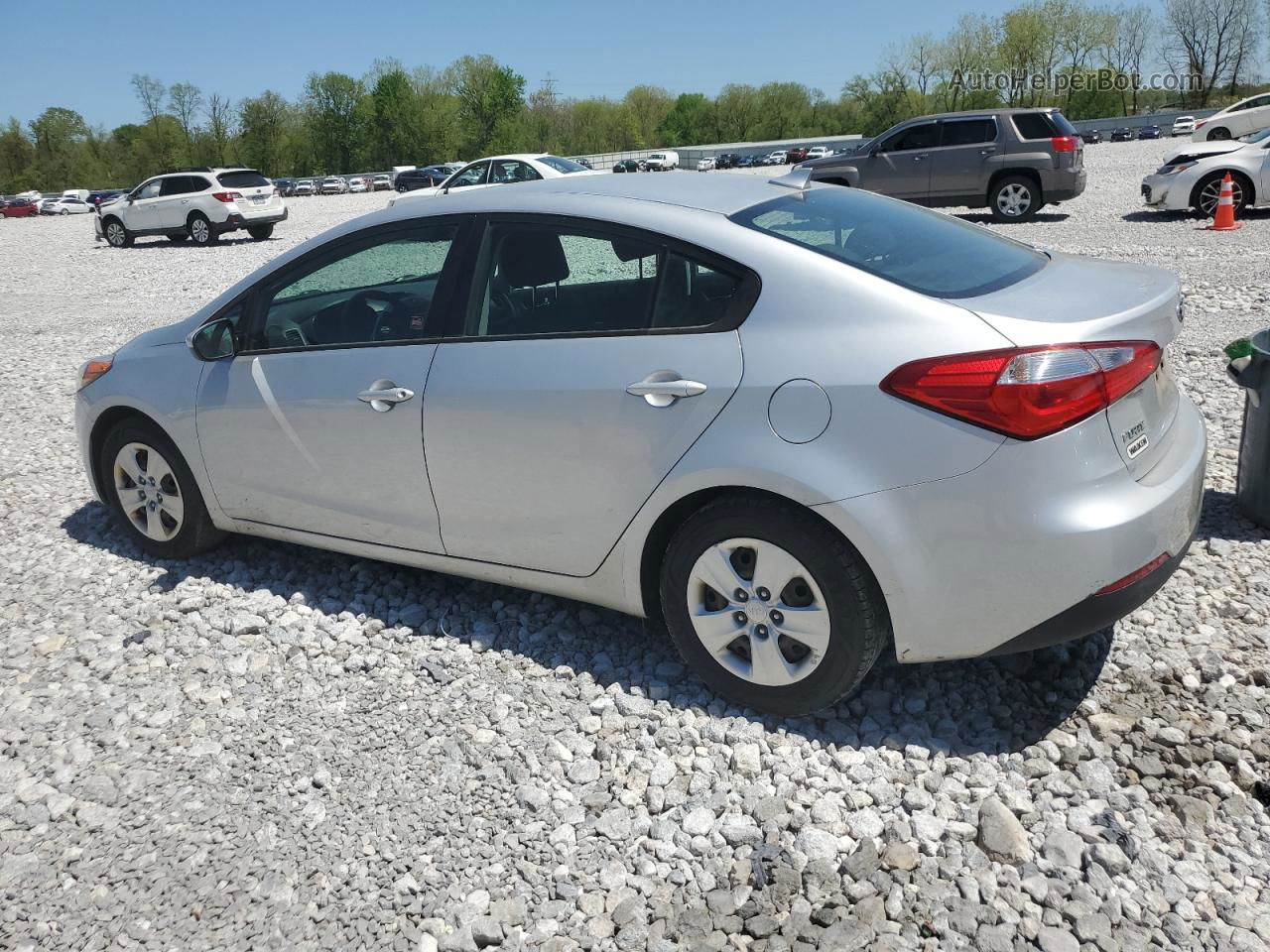 2016 Kia Forte Lx Silver vin: KNAFK4A65G5501409