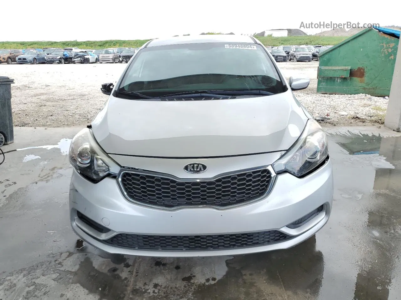 2016 Kia Forte Lx Silver vin: KNAFK4A65G5512393