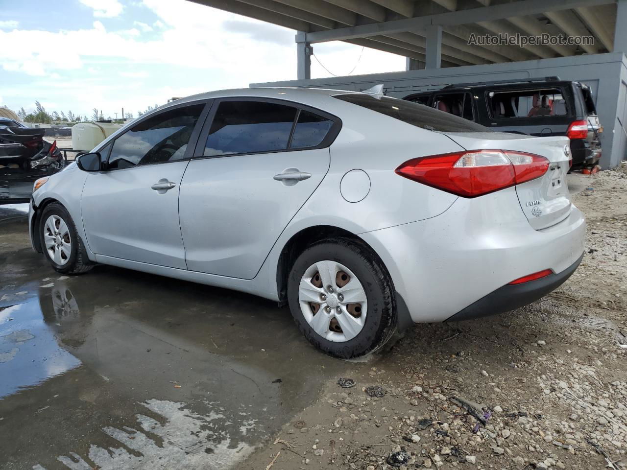 2016 Kia Forte Lx Silver vin: KNAFK4A65G5512393