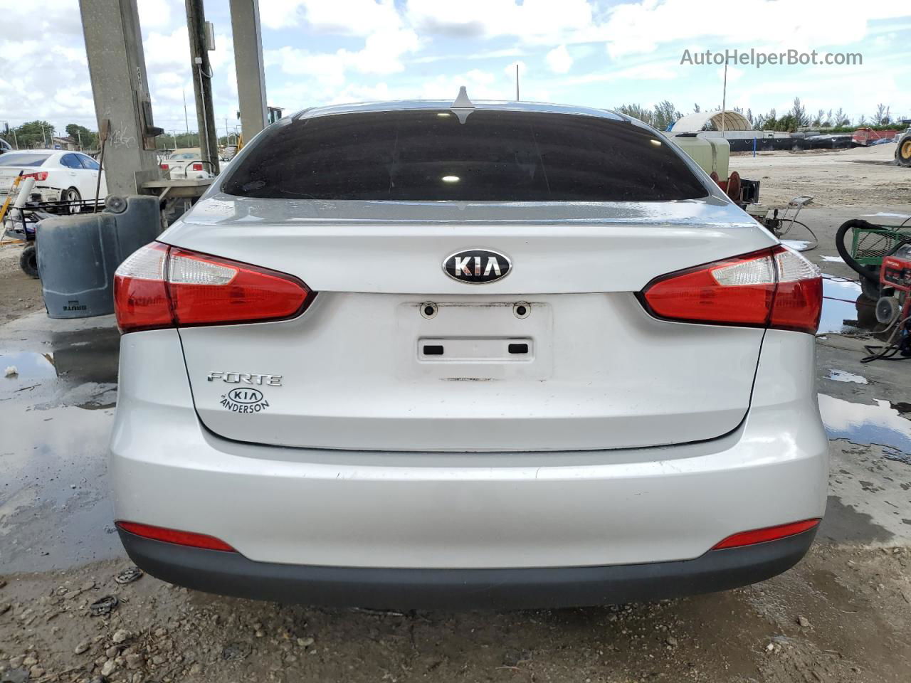 2016 Kia Forte Lx Silver vin: KNAFK4A65G5512393