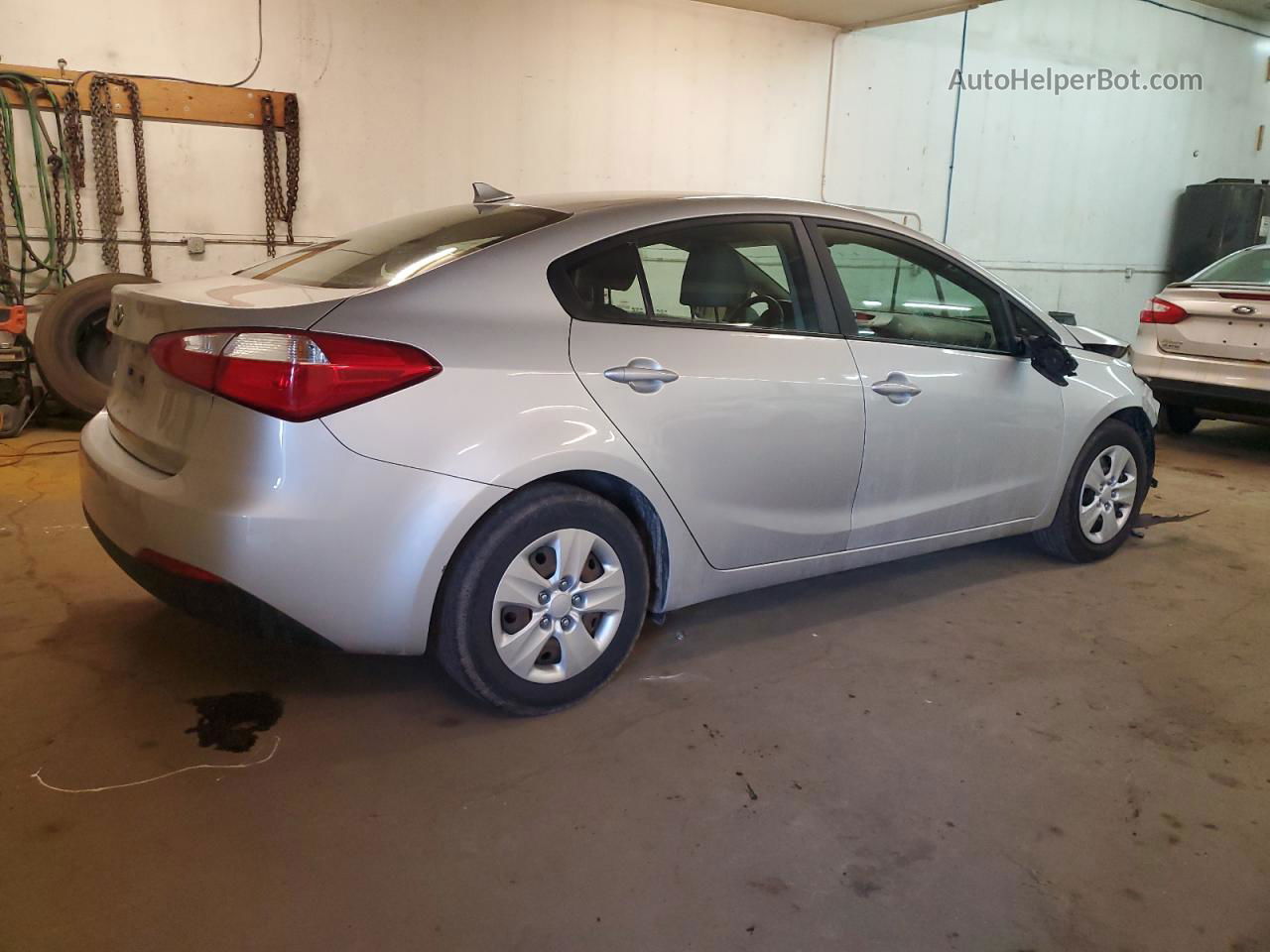 2016 Kia Forte Lx Silver vin: KNAFK4A65G5515780