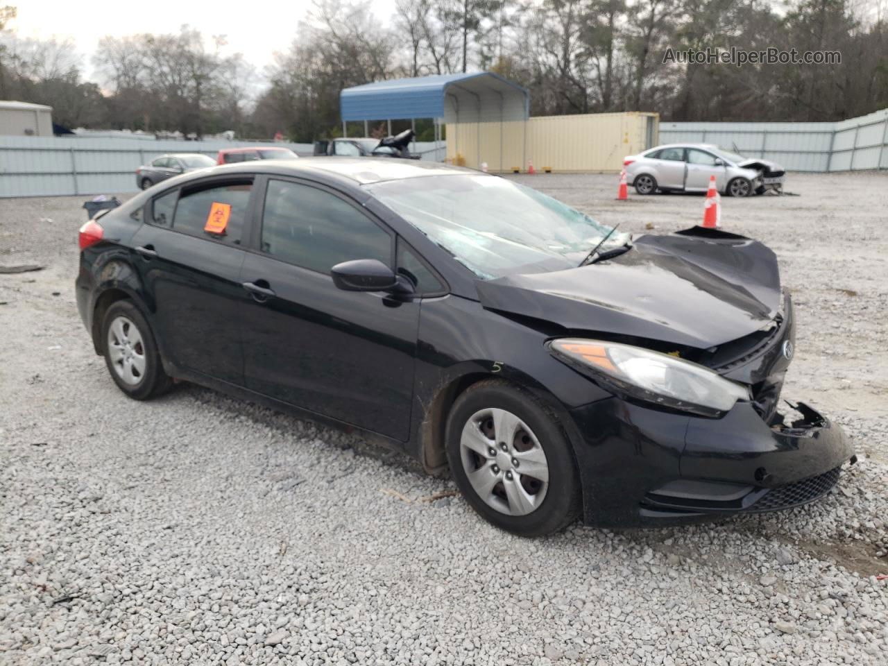 2016 Kia Forte Lx Black vin: KNAFK4A65G5536497