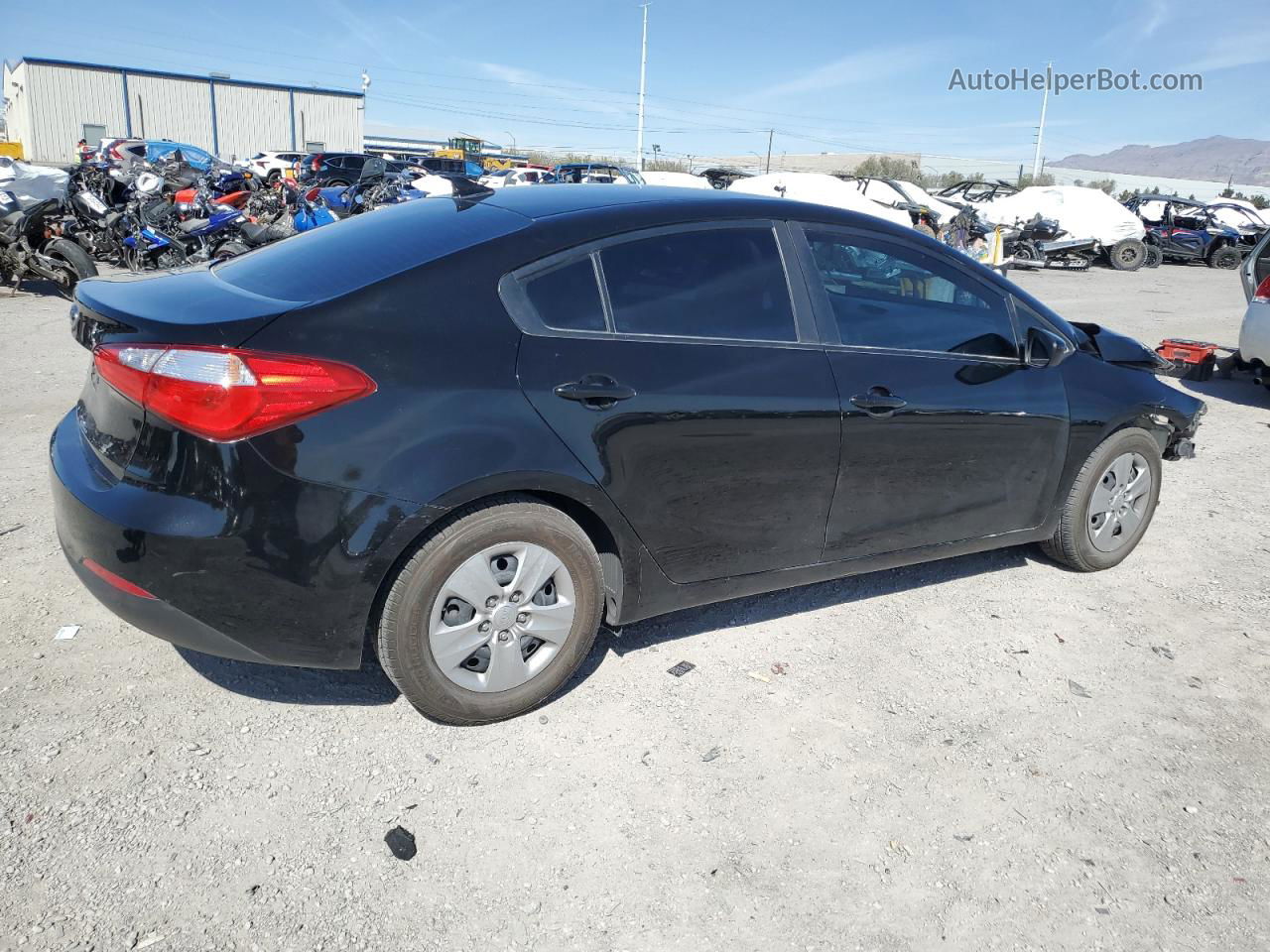 2016 Kia Forte Lx Black vin: KNAFK4A65G5545202