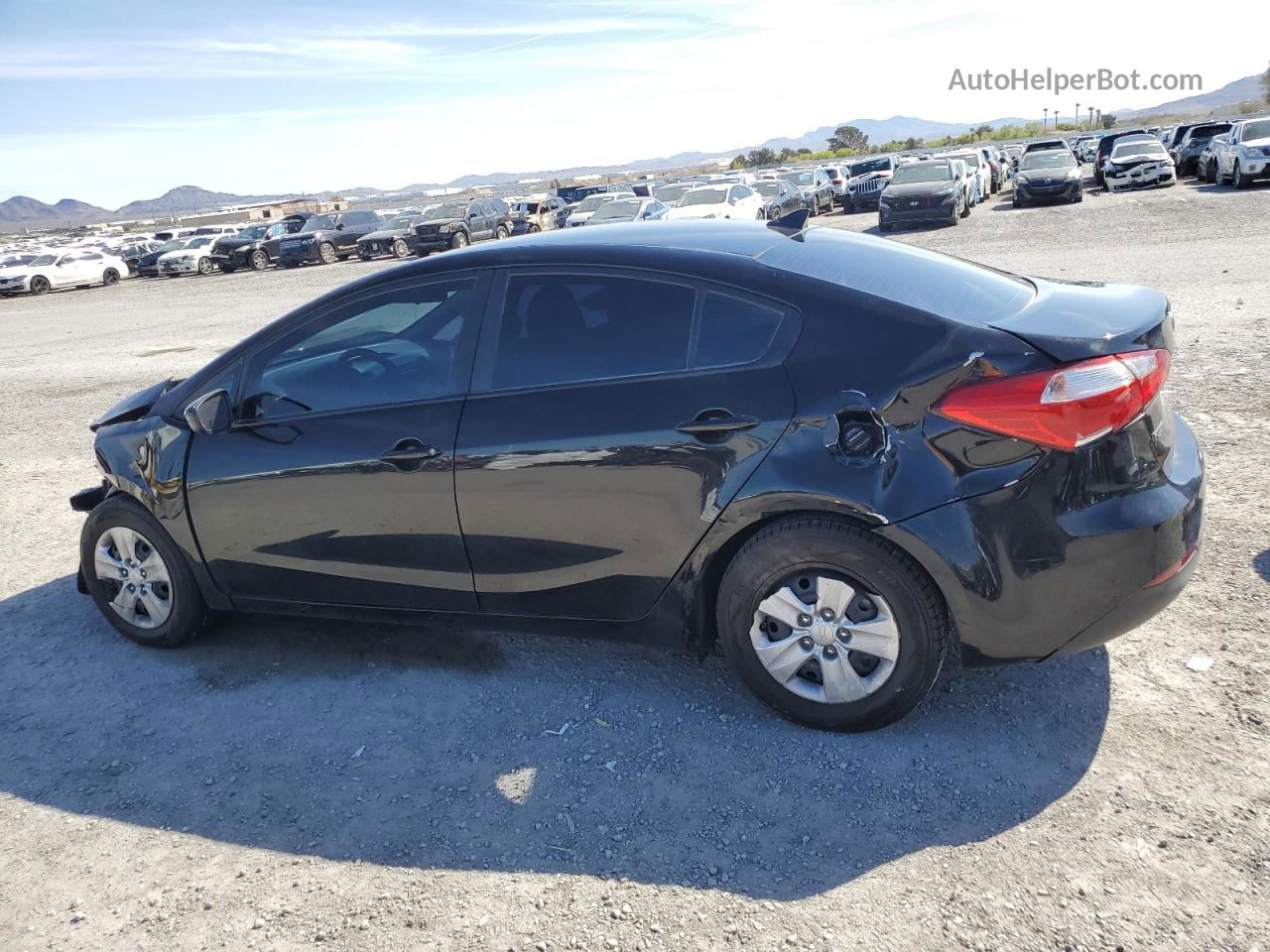 2016 Kia Forte Lx Black vin: KNAFK4A65G5545202