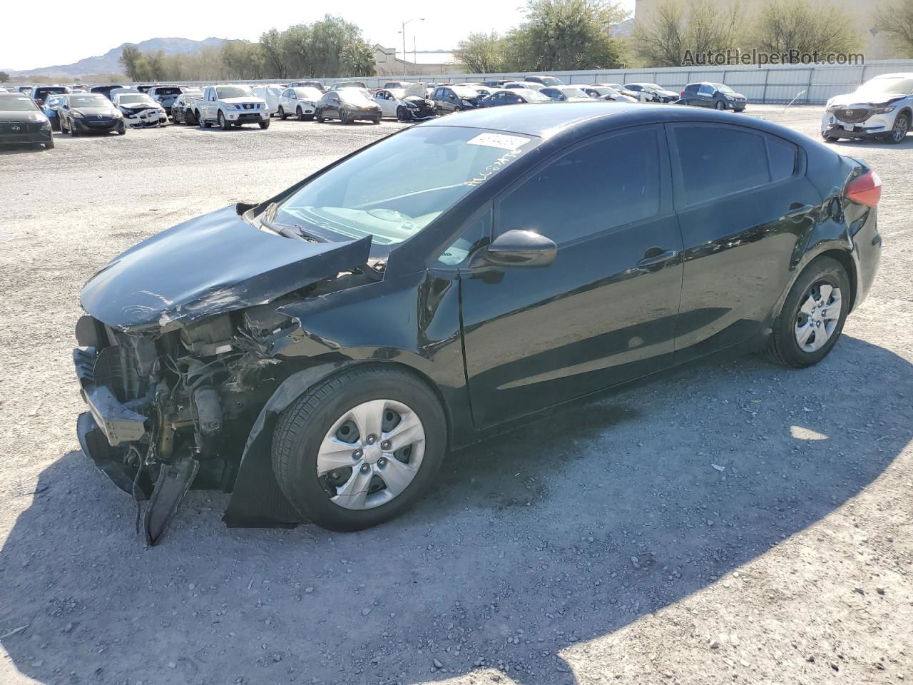 2016 Kia Forte Lx Black vin: KNAFK4A65G5545202