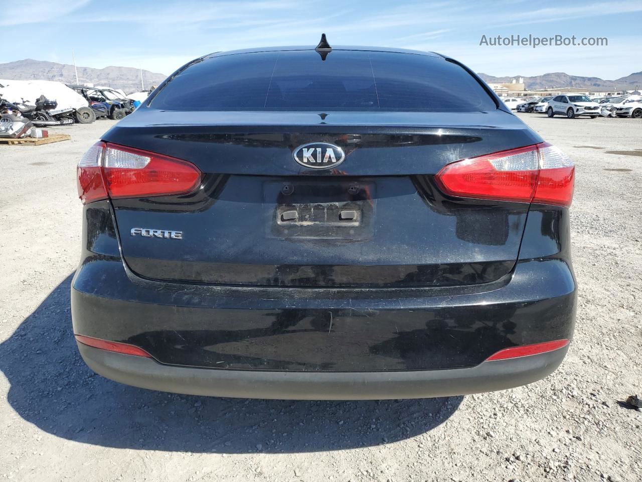 2016 Kia Forte Lx Black vin: KNAFK4A65G5545202