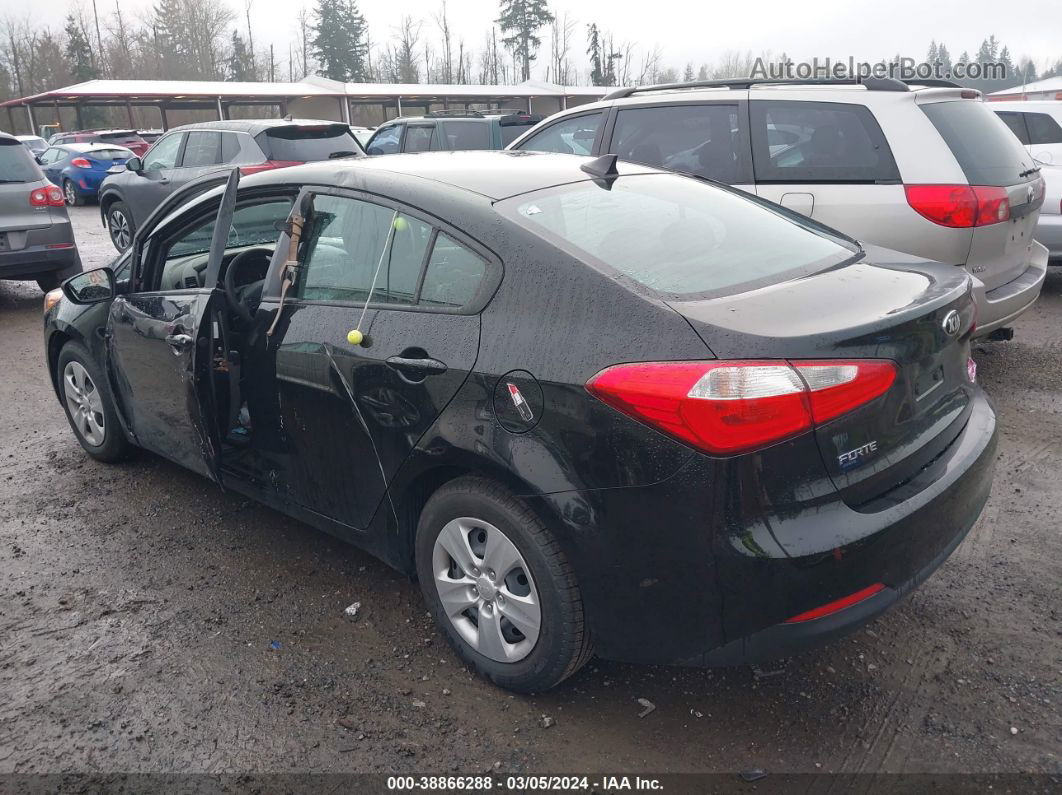 2016 Kia Forte Lx Black vin: KNAFK4A65G5559035