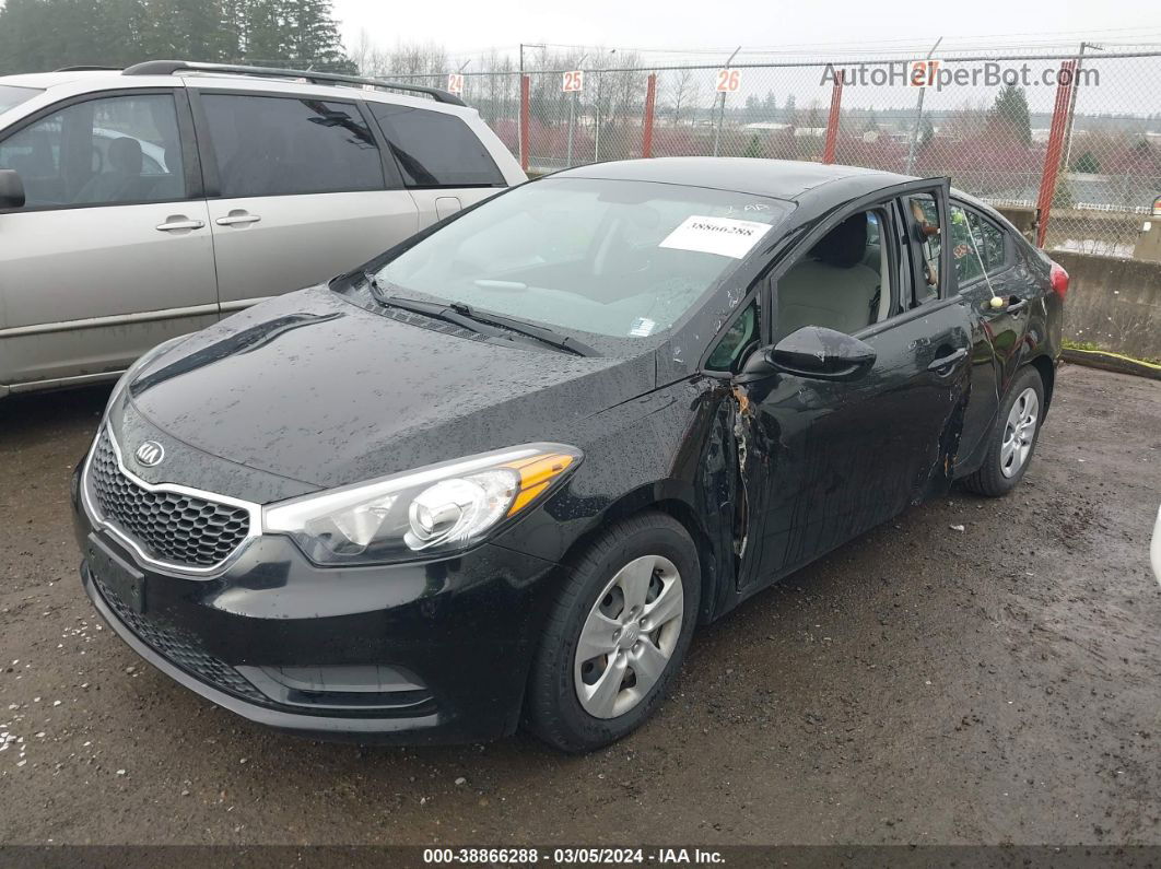 2016 Kia Forte Lx Black vin: KNAFK4A65G5559035