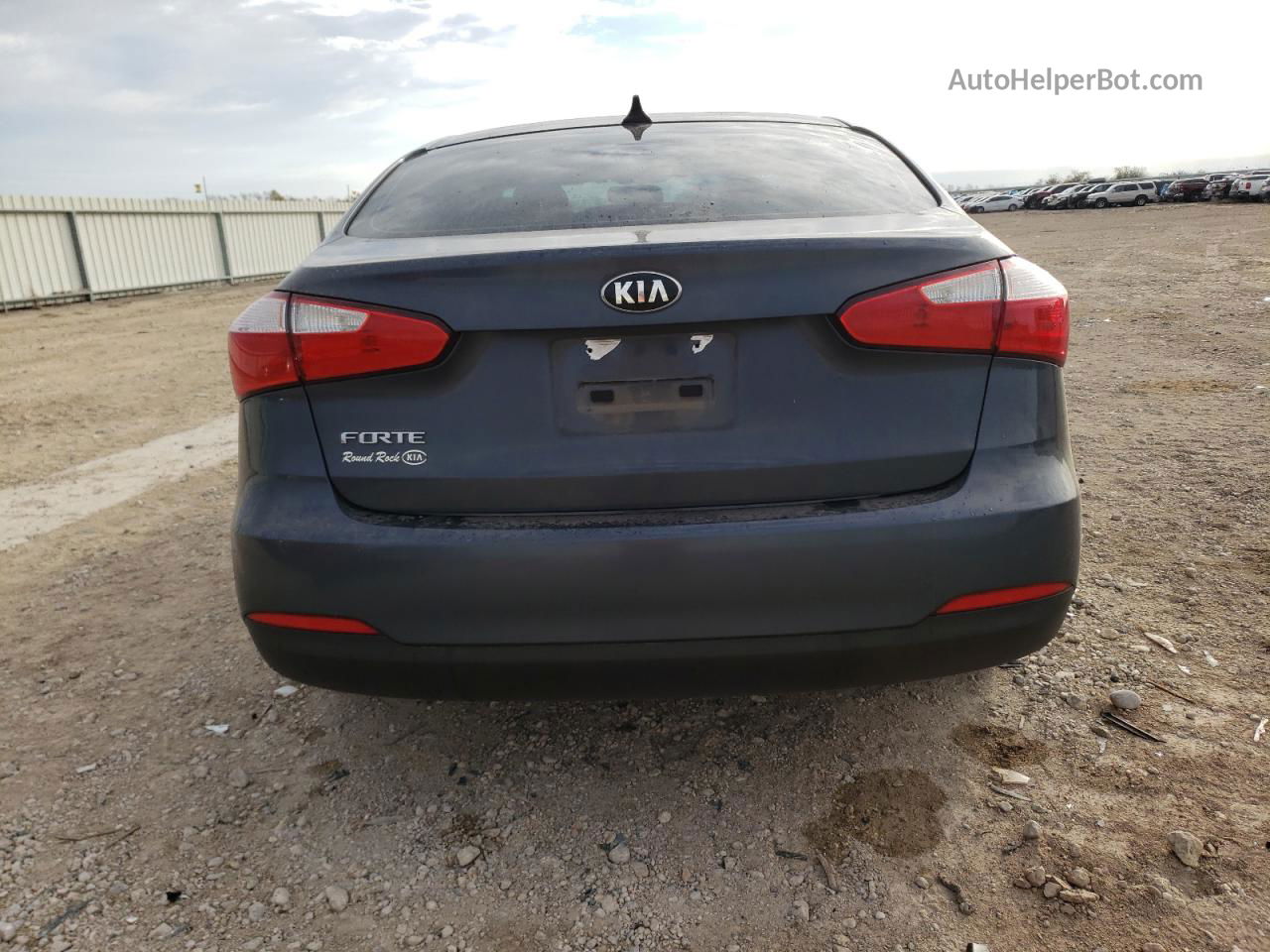 2016 Kia Forte Lx Gray vin: KNAFK4A65G5565840