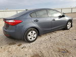 2016 Kia Forte Lx Gray vin: KNAFK4A65G5565840