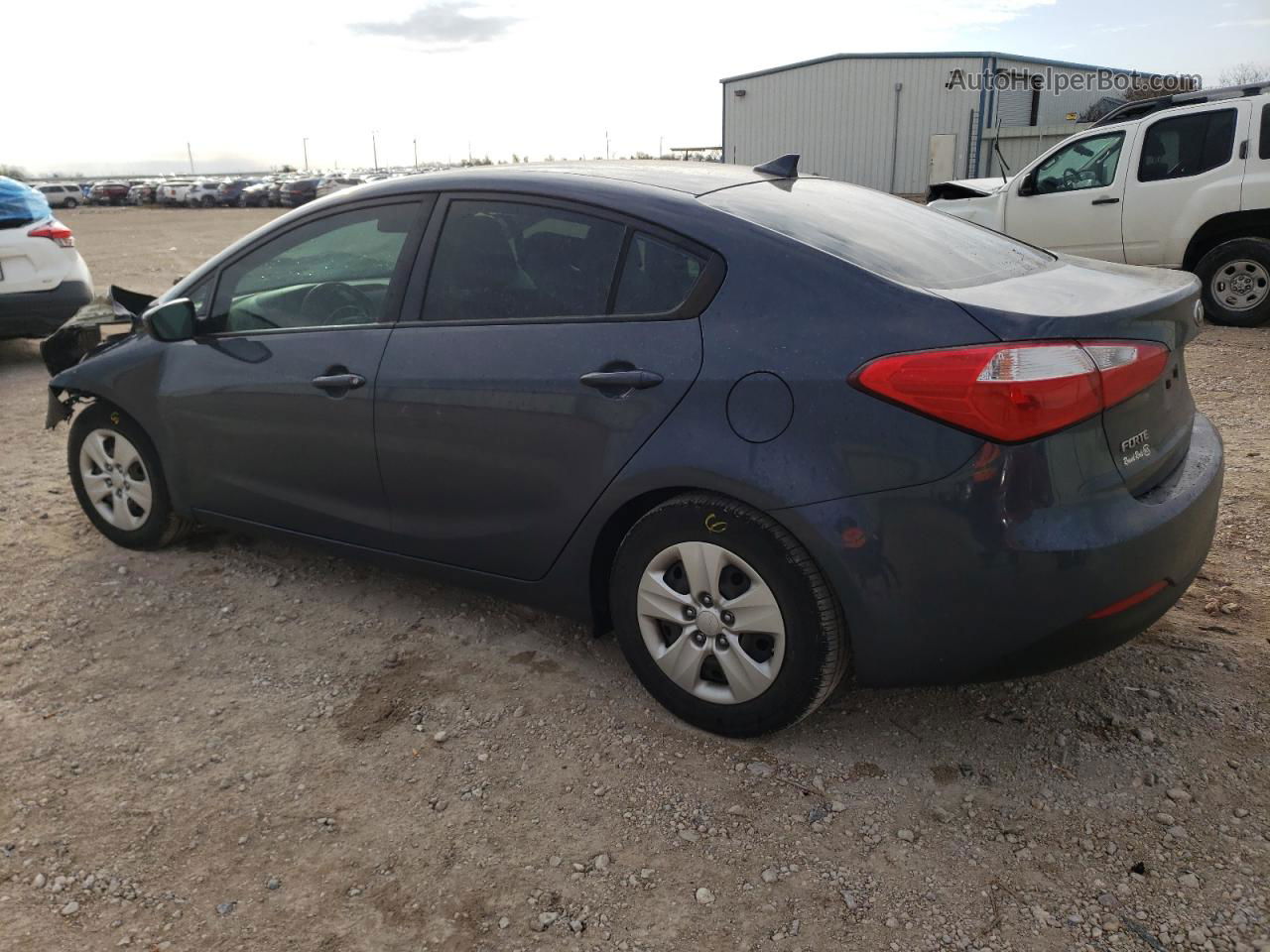 2016 Kia Forte Lx Gray vin: KNAFK4A65G5565840