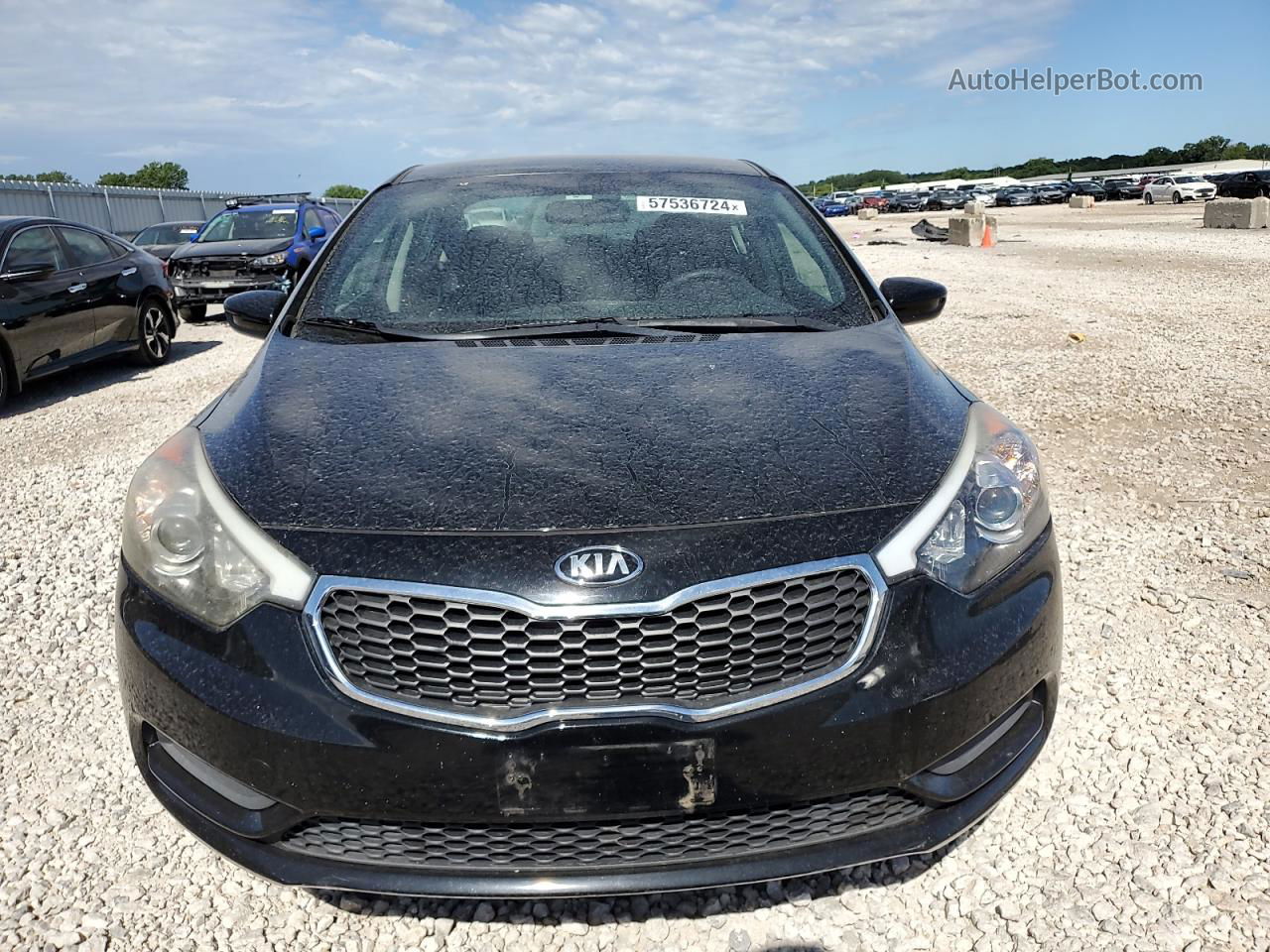 2016 Kia Forte Lx Black vin: KNAFK4A65G5568477