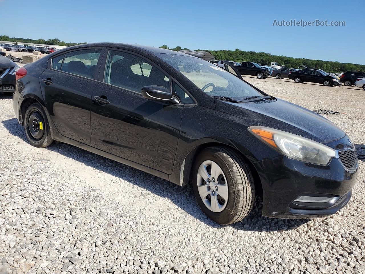 2016 Kia Forte Lx Black vin: KNAFK4A65G5568477