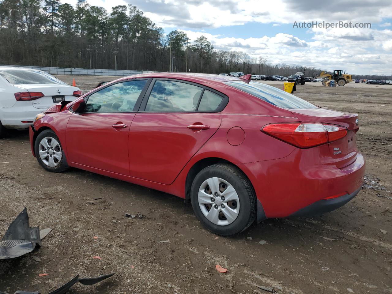 2016 Kia Forte Lx Red vin: KNAFK4A65G5572707