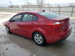 2016 Kia Forte Lx Red vin: KNAFK4A65G5572710