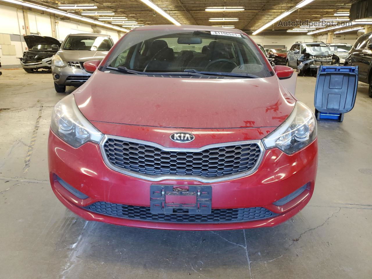 2016 Kia Forte Lx Red vin: KNAFK4A65G5573310