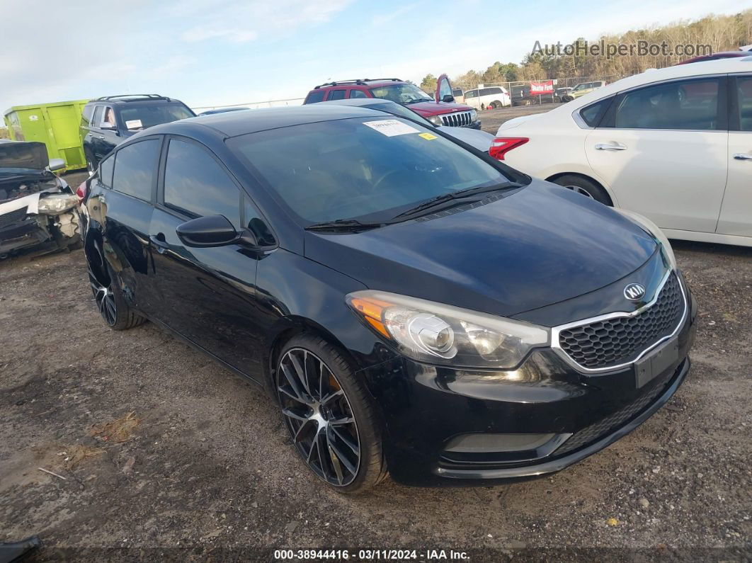 2016 Kia Forte Lx Black vin: KNAFK4A65G5576126