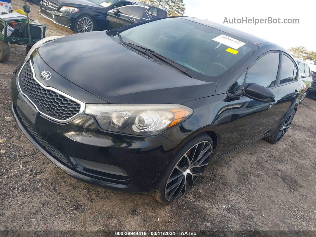 2016 Kia Forte Lx Black vin: KNAFK4A65G5576126