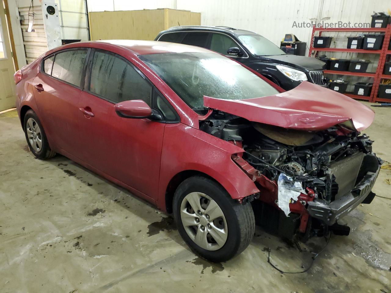 2016 Kia Forte Lx Red vin: KNAFK4A65G5586008