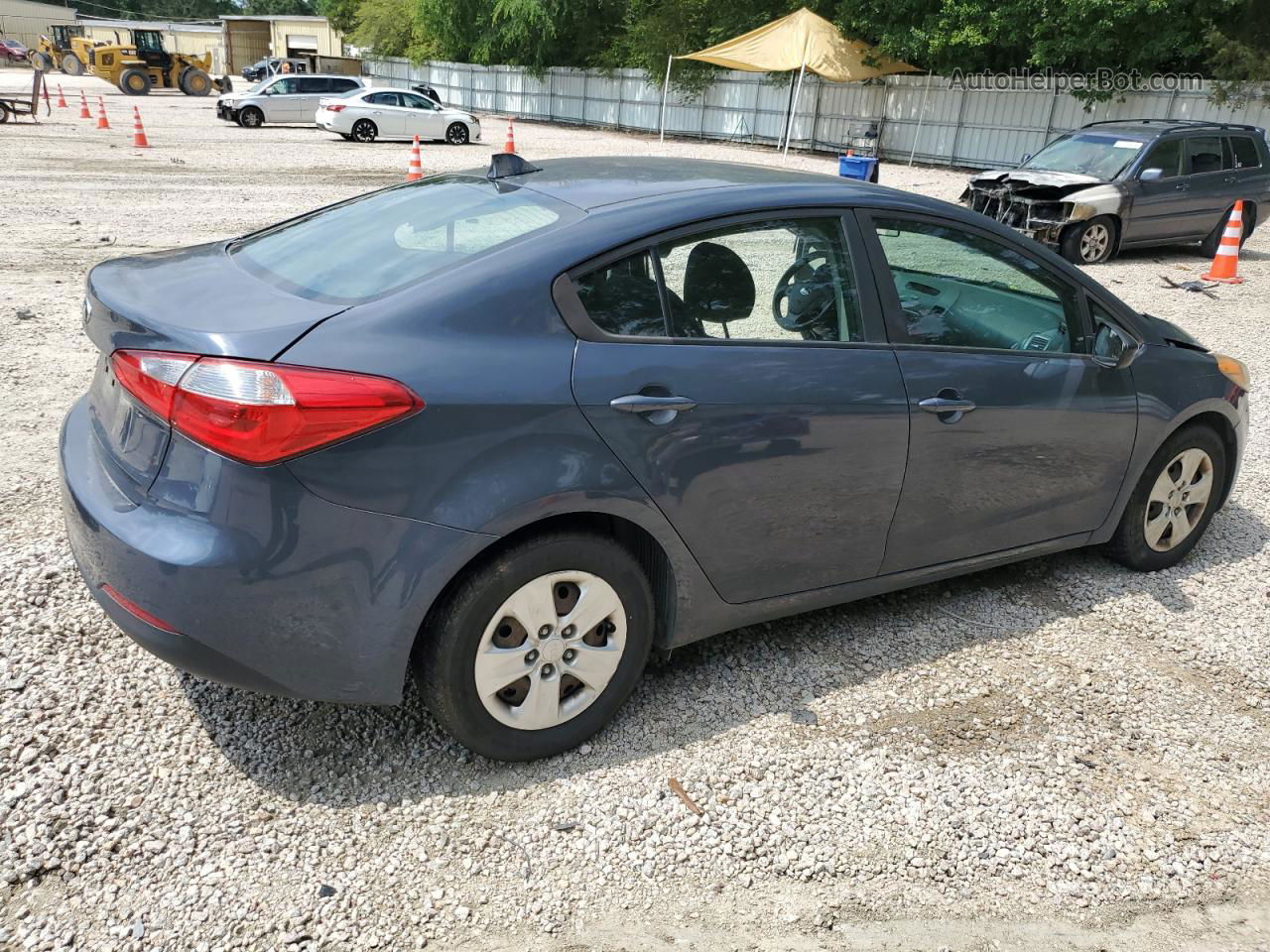 2016 Kia Forte Lx Blue vin: KNAFK4A65G5601333