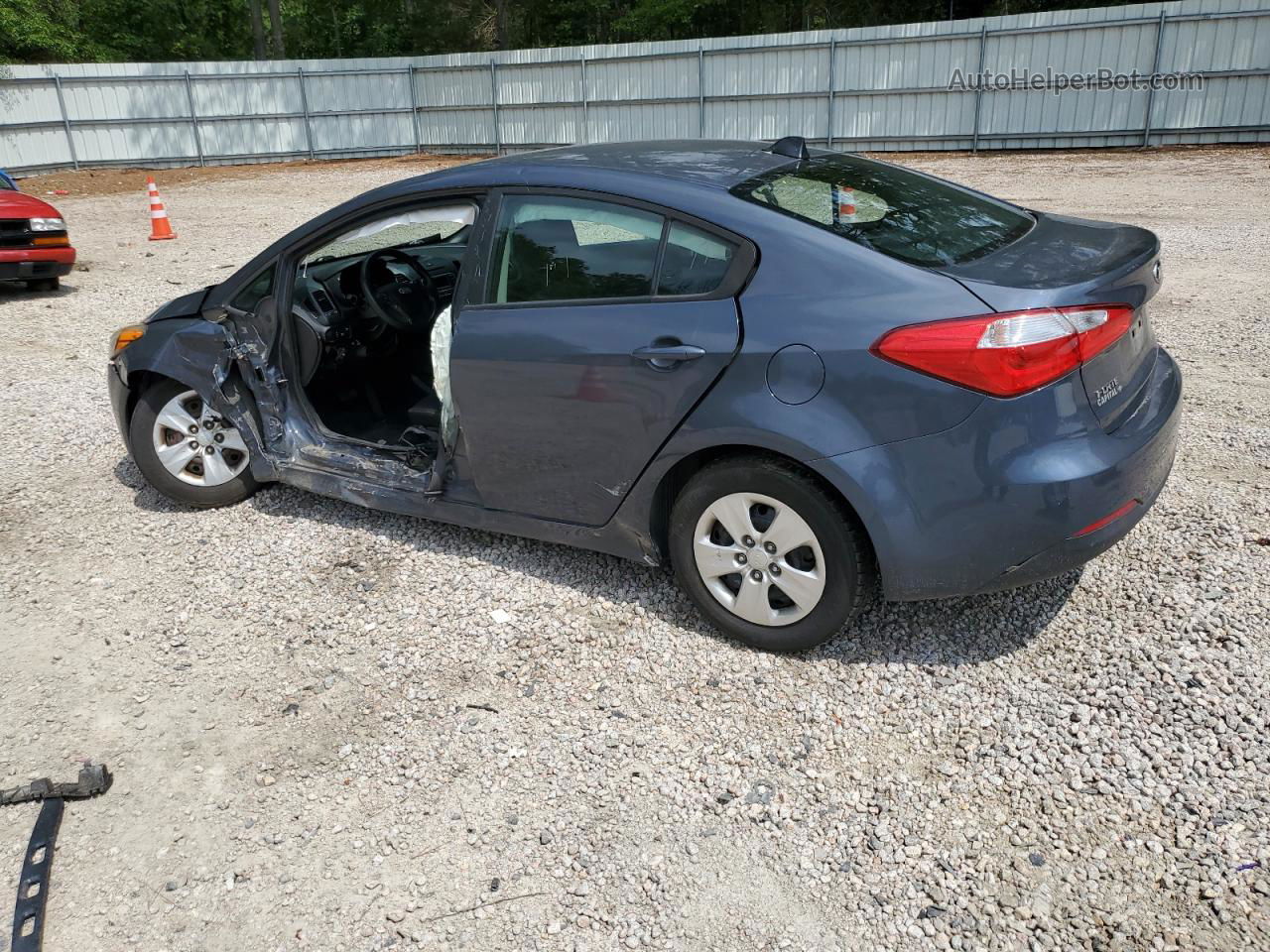 2016 Kia Forte Lx Blue vin: KNAFK4A65G5601333