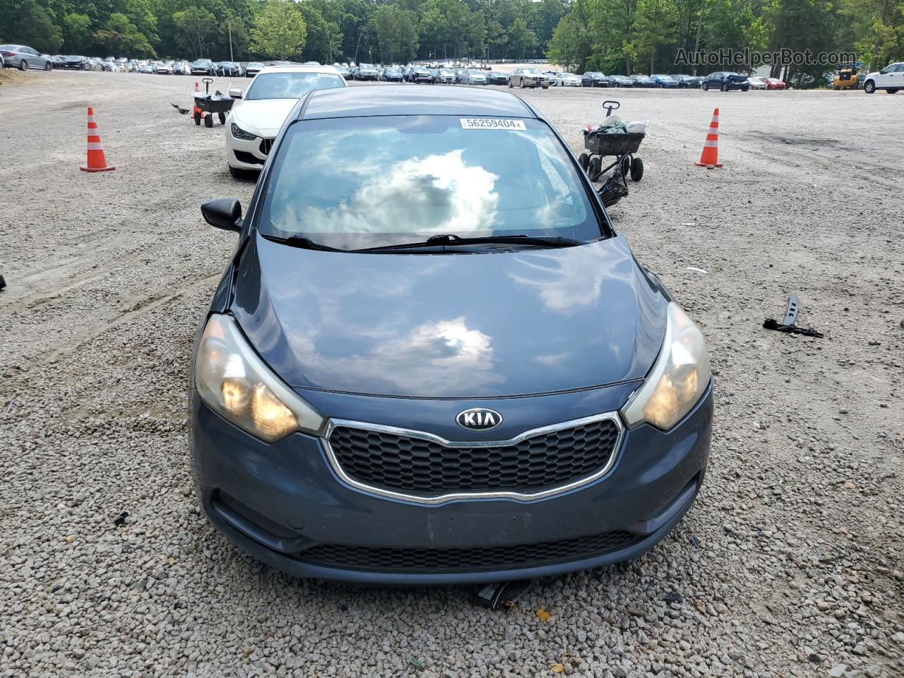 2016 Kia Forte Lx Blue vin: KNAFK4A65G5601333