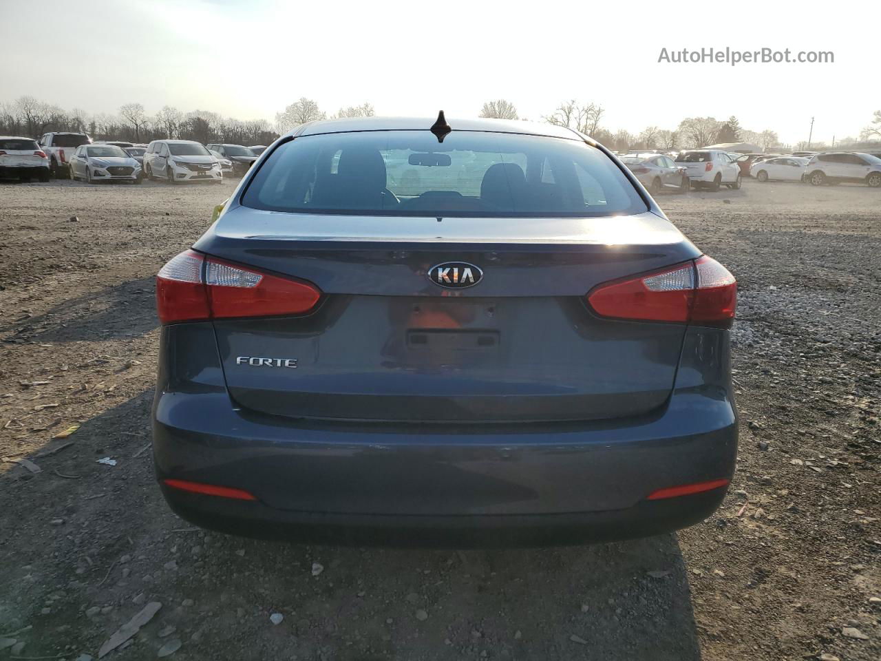 2016 Kia Forte Lx Синий vin: KNAFK4A65G5610596