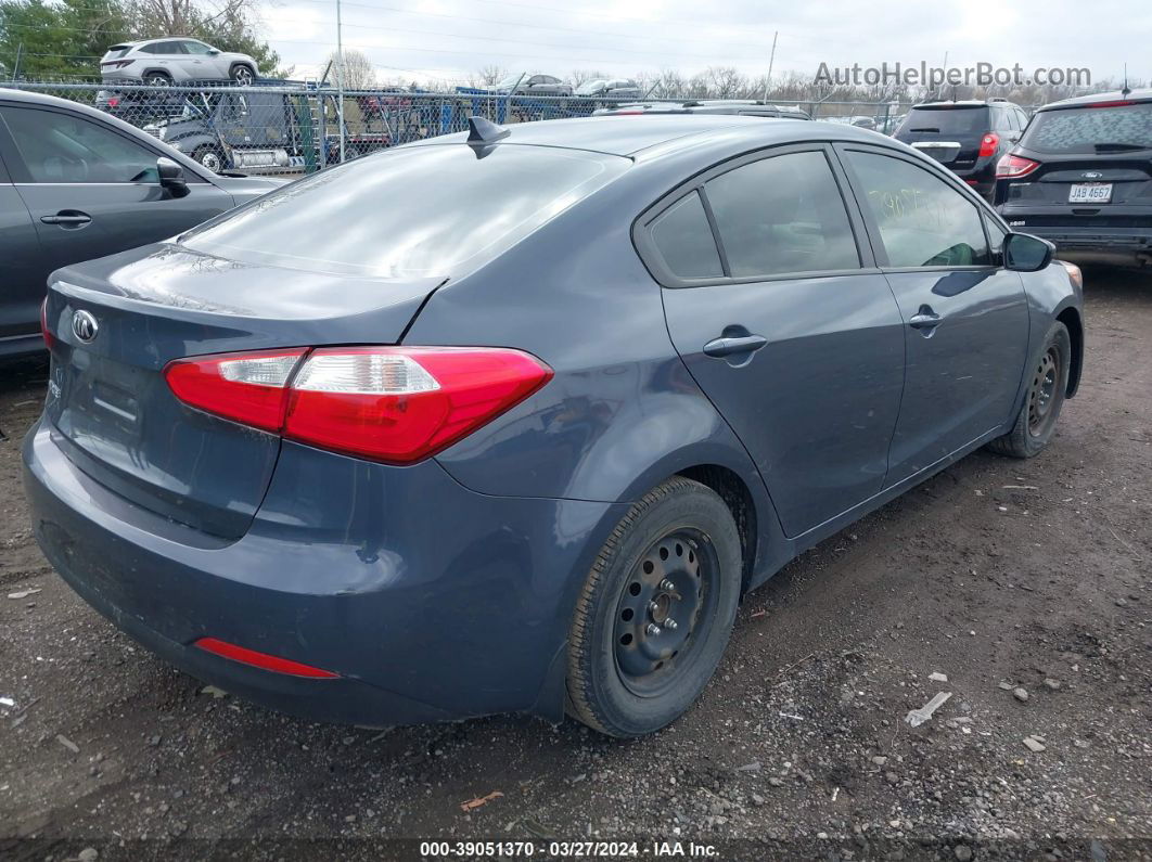 2016 Kia Forte Lx Gray vin: KNAFK4A65G5611330