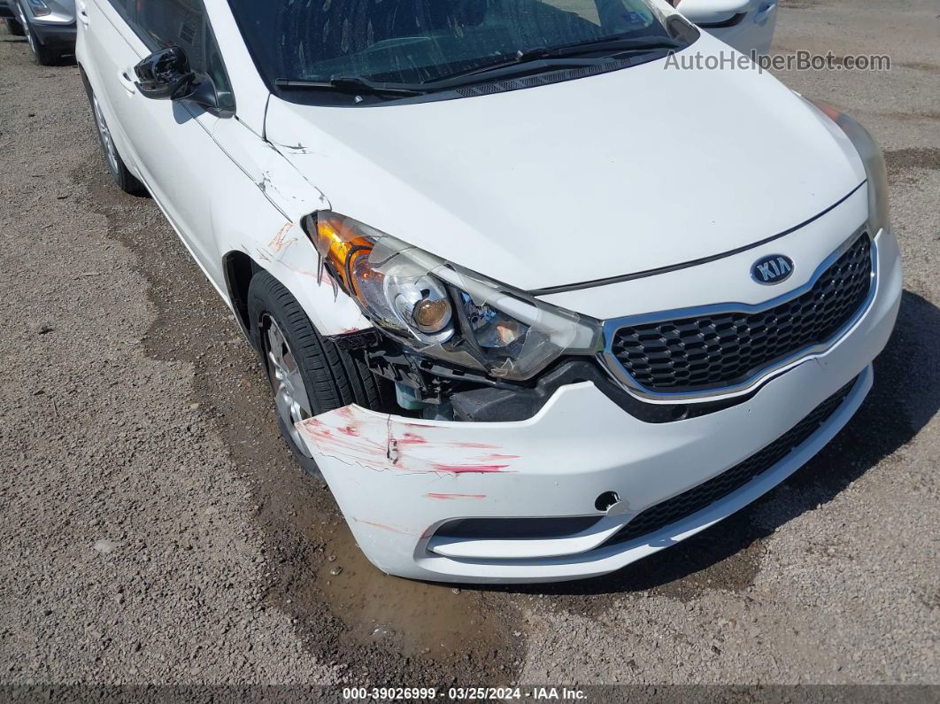 2016 Kia Forte Lx Белый vin: KNAFK4A65G5614437