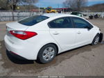 2016 Kia Forte Lx White vin: KNAFK4A65G5614437