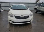 2016 Kia Forte Lx White vin: KNAFK4A65G5618312