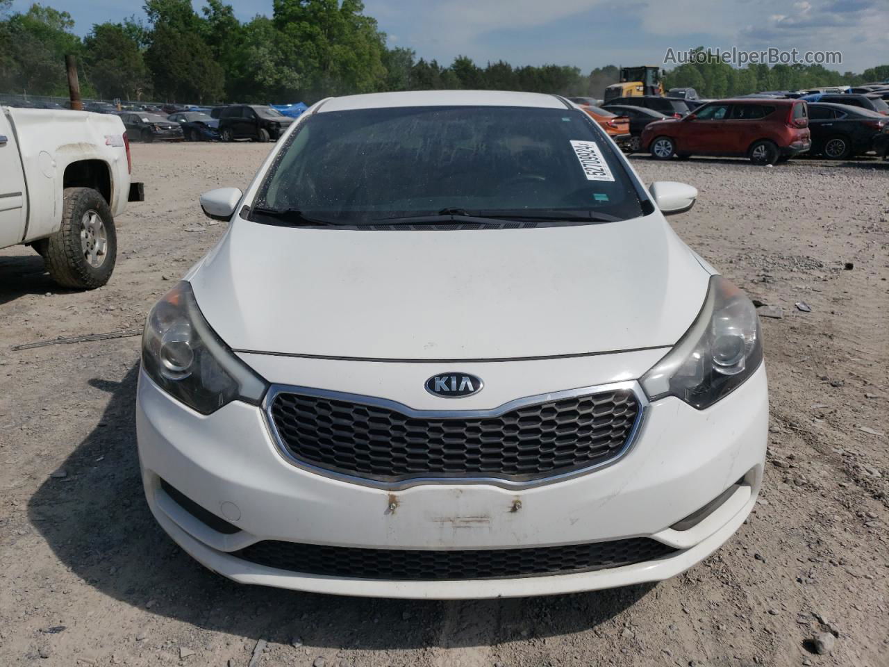 2016 Kia Forte Lx Белый vin: KNAFK4A65G5618472