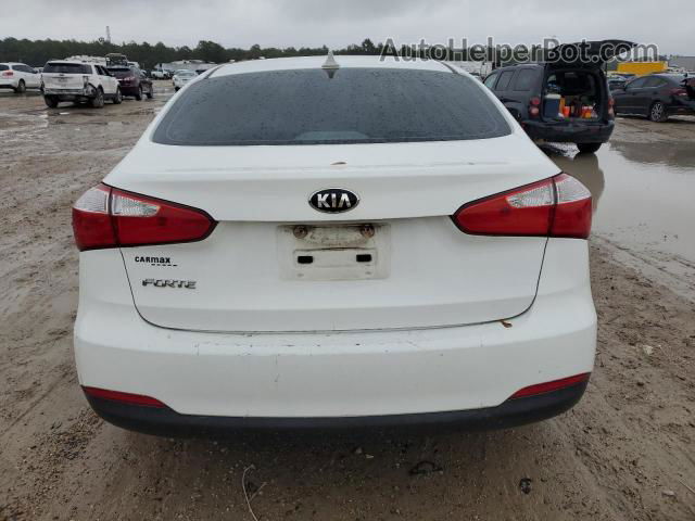 2016 Kia Forte Lx White vin: KNAFK4A66G5447585