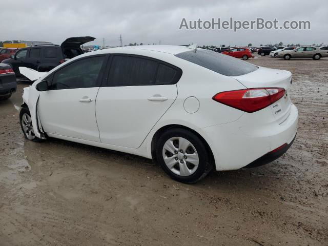 2016 Kia Forte Lx White vin: KNAFK4A66G5447585