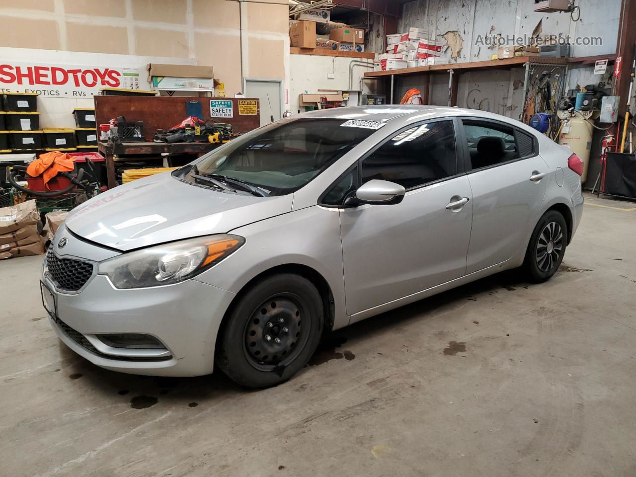 2016 Kia Forte Lx Silver vin: KNAFK4A66G5462460