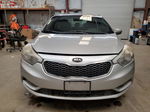 2016 Kia Forte Lx Серебряный vin: KNAFK4A66G5462460