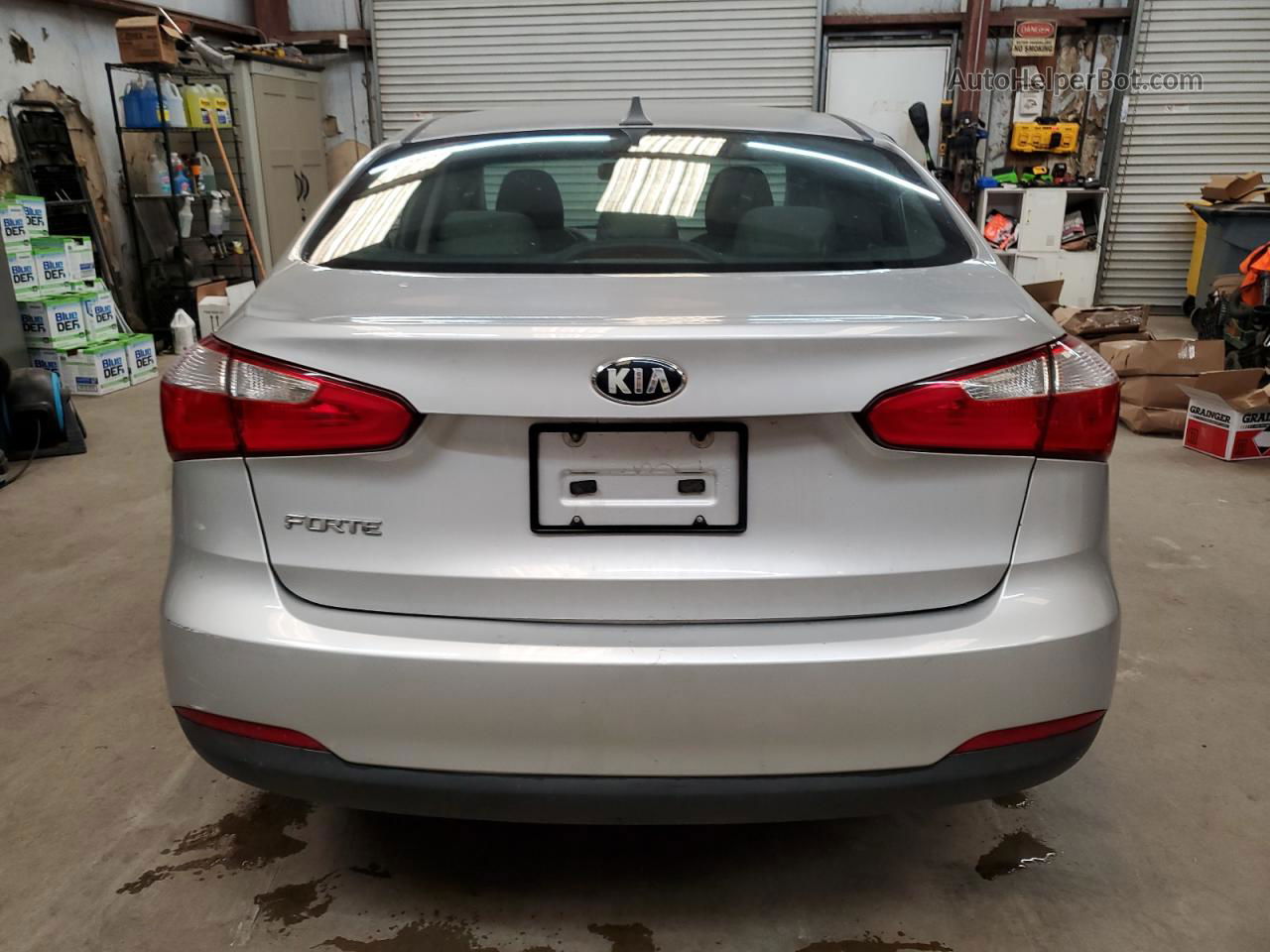 2016 Kia Forte Lx Silver vin: KNAFK4A66G5462460