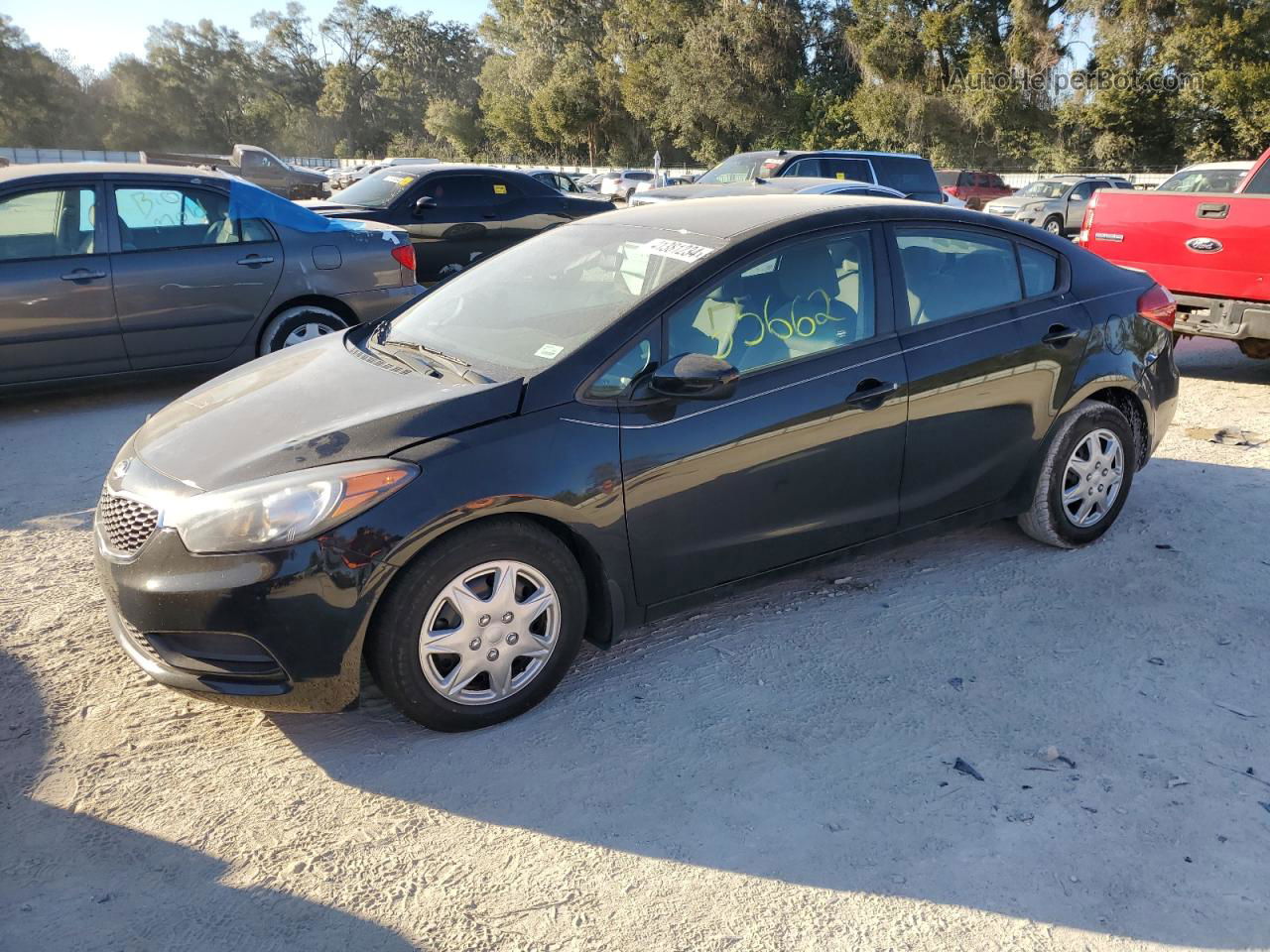 2016 Kia Forte Lx Black vin: KNAFK4A66G5466119