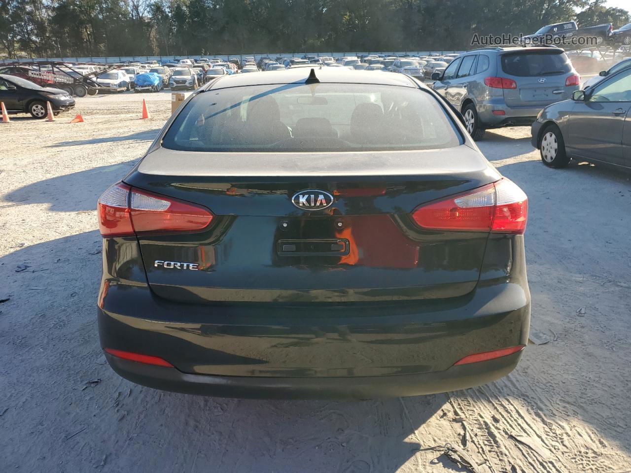 2016 Kia Forte Lx Black vin: KNAFK4A66G5466119