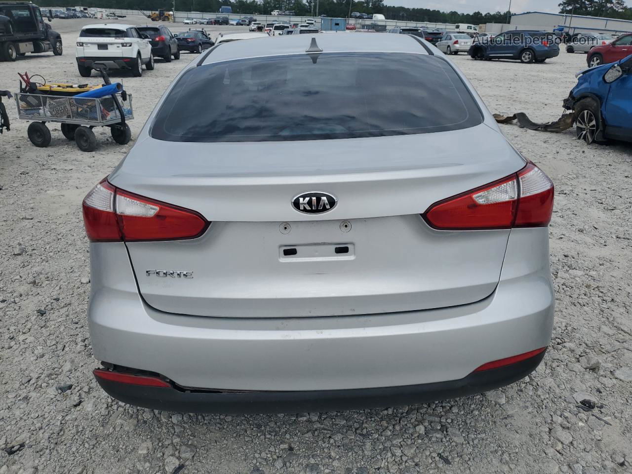 2016 Kia Forte Lx Gray vin: KNAFK4A66G5472664