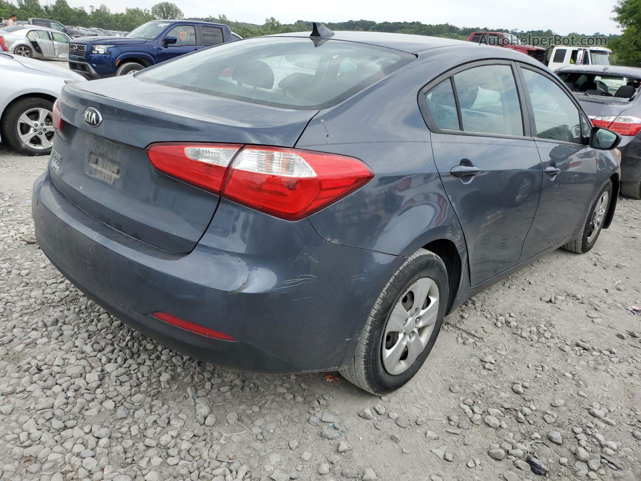 2016 Kia Forte Lx Blue vin: KNAFK4A66G5569542