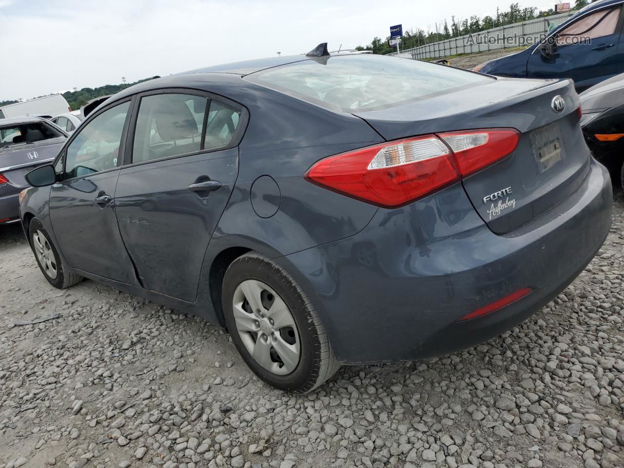 2016 Kia Forte Lx Blue vin: KNAFK4A66G5569542