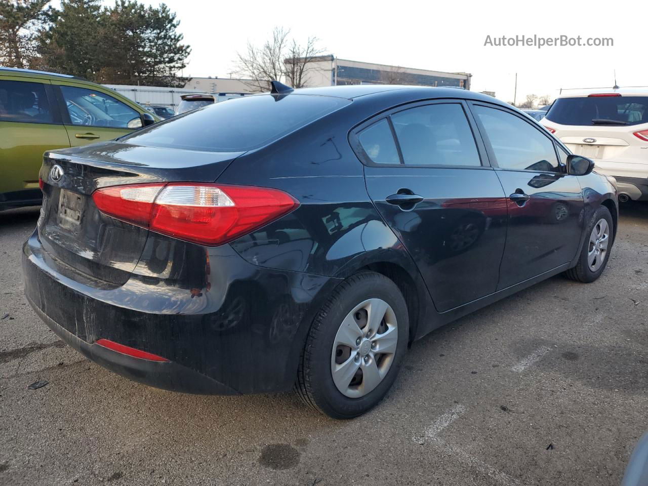 2016 Kia Forte Lx Black vin: KNAFK4A66G5599401