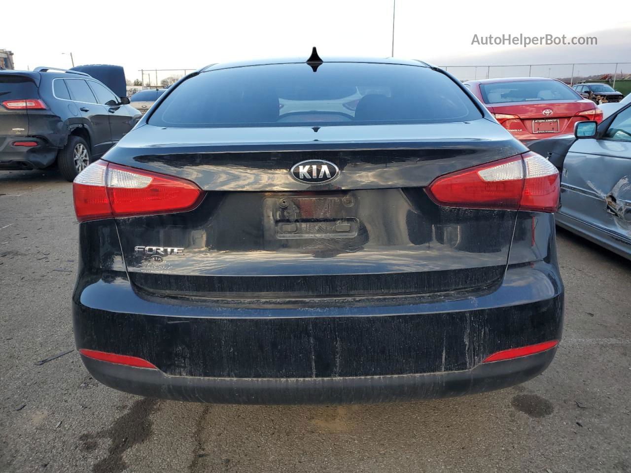 2016 Kia Forte Lx Черный vin: KNAFK4A66G5599401