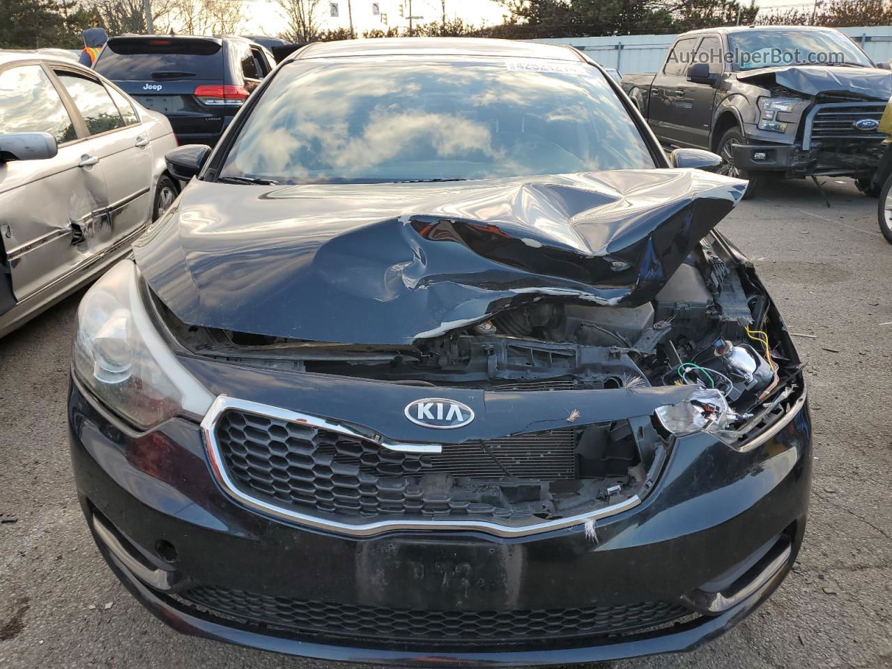 2016 Kia Forte Lx Black vin: KNAFK4A66G5599401