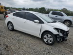 2016 Kia Forte Lx White vin: KNAFK4A66G5603432