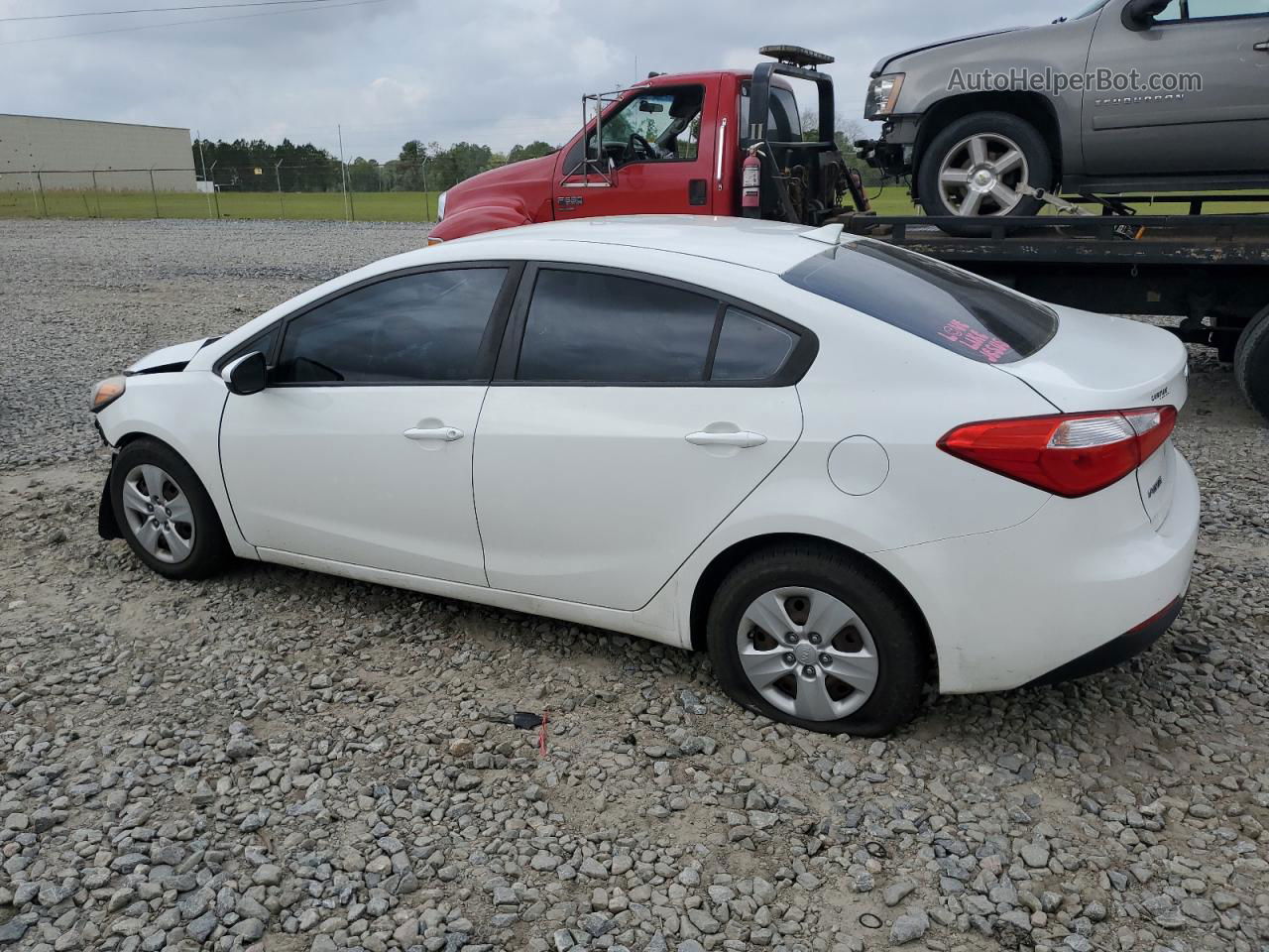 2016 Kia Forte Lx Белый vin: KNAFK4A66G5603432