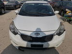 2016 Kia Forte Lx White vin: KNAFK4A66G5610073