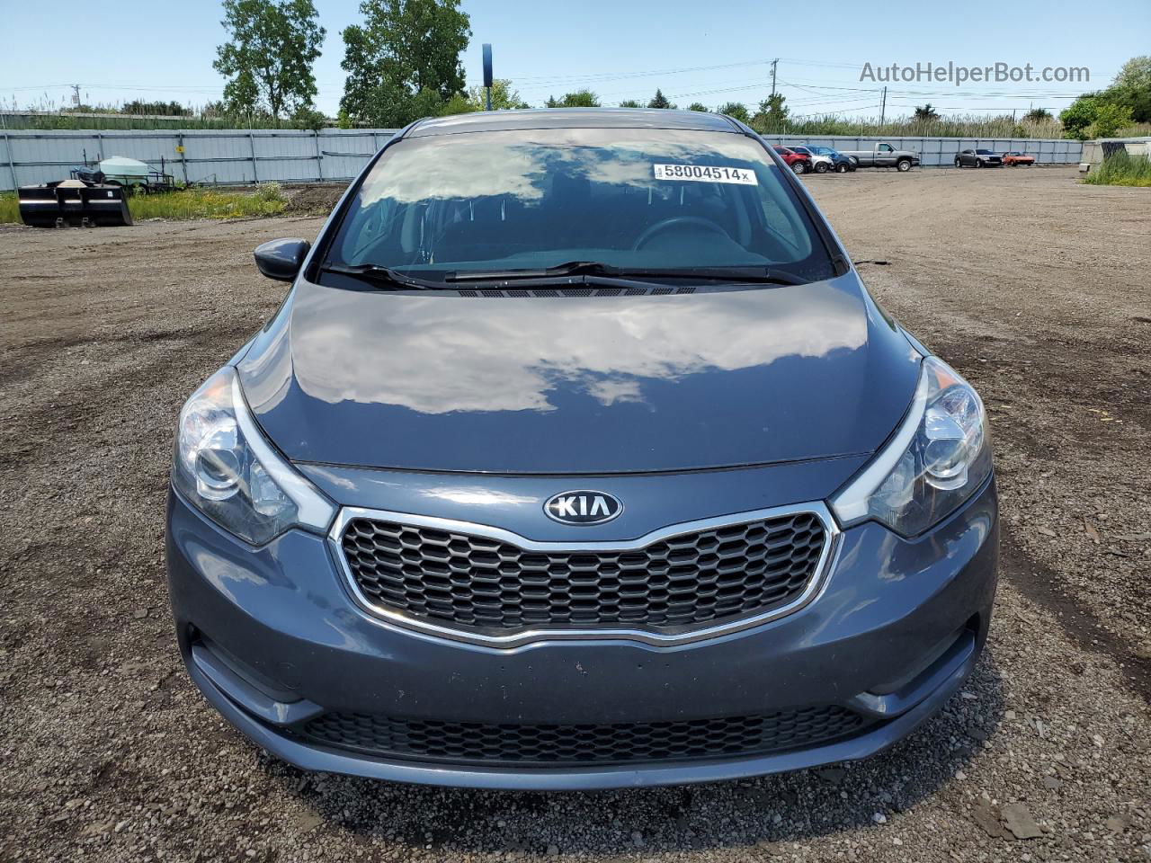 2016 Kia Forte Lx Blue vin: KNAFK4A66G5612244