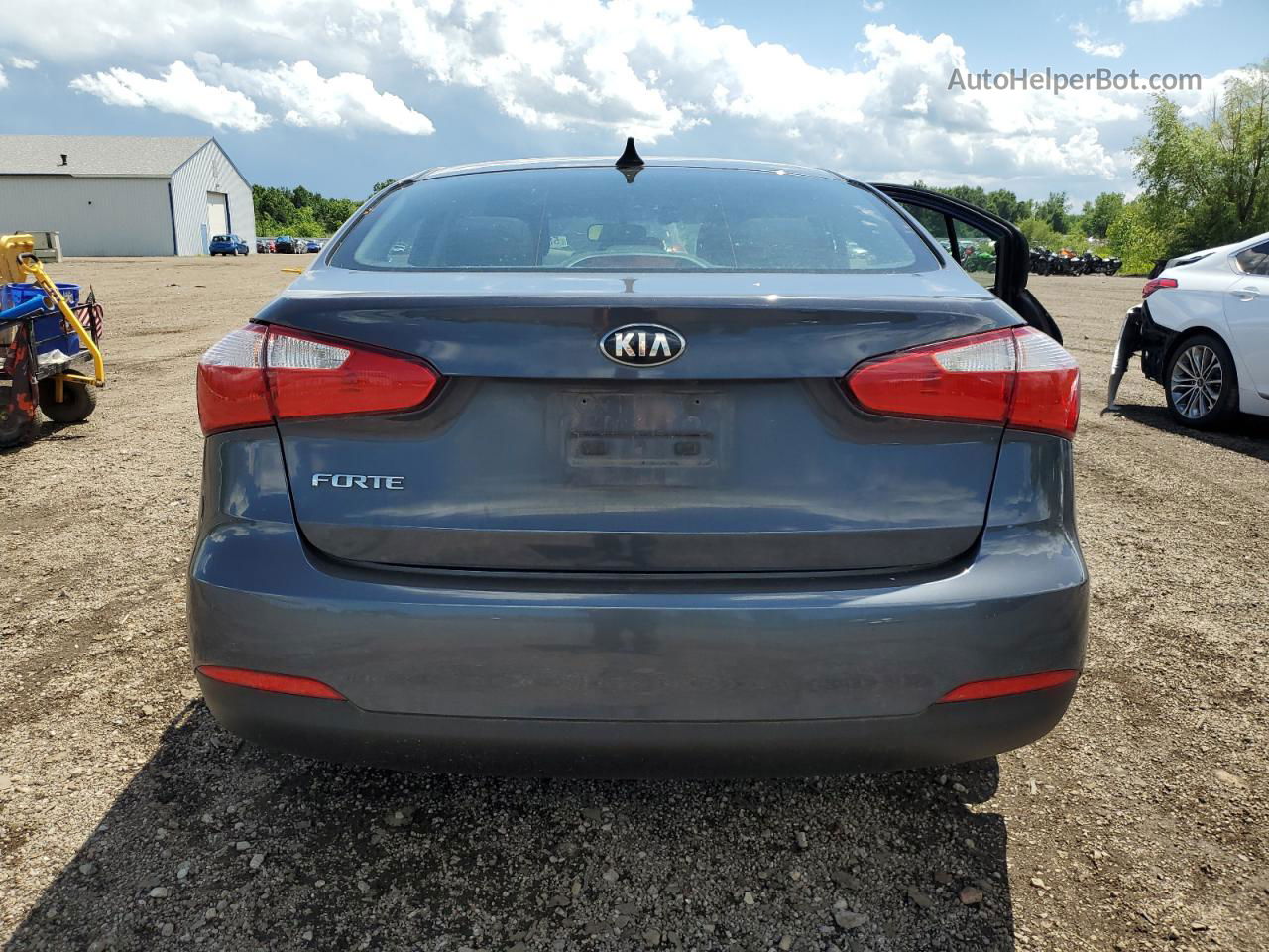 2016 Kia Forte Lx Blue vin: KNAFK4A66G5612244